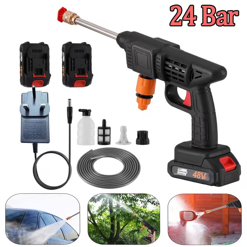 A High-Pressure Car Cleaning Tool, Equipped with a 5500Mah Battery