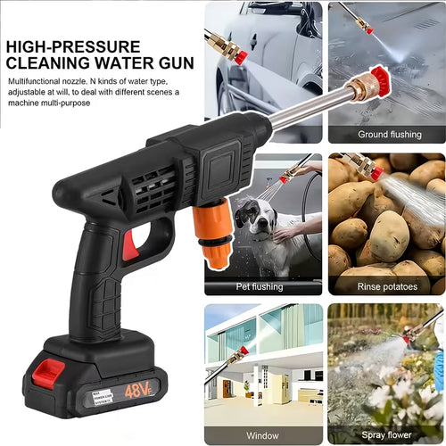 A High-Pressure Car Cleaning Tool, Equipped with a 5500Mah Battery